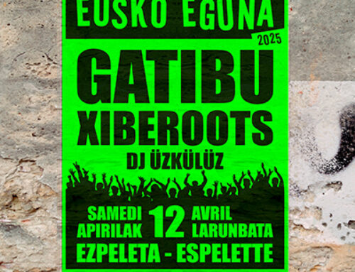 Eusko Eguna samedi 12 avril 2025 avec Gatibu et Xiberoots !